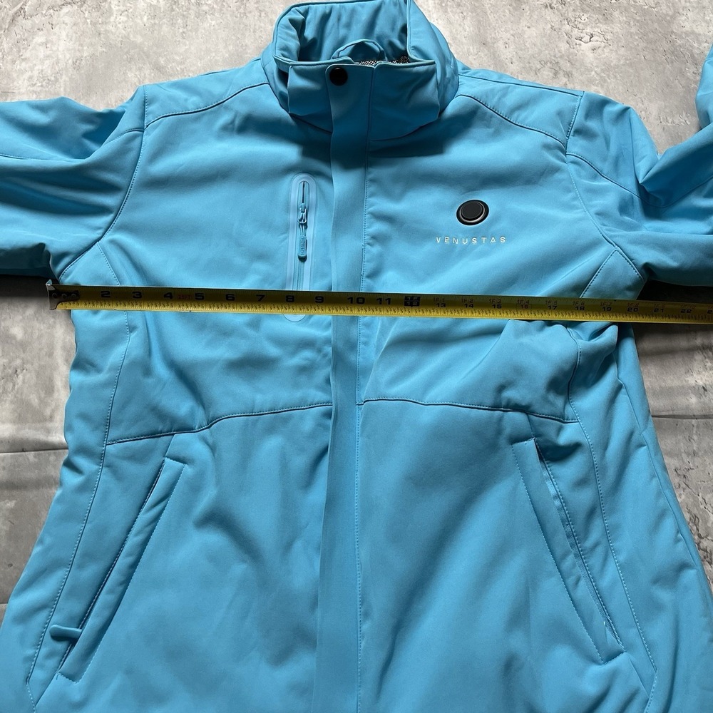 NO BATTERY Venustas Heated Jacket woMen Large Ski Coat Full Zip Hooded - Picture 4 of 12
